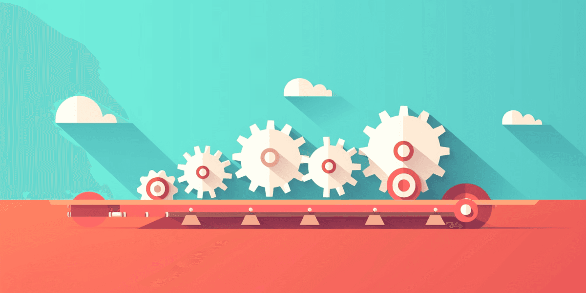 Abstract gears working together to symbolize automation in SEO and paid media campaigns, connected to expert SEO service Gold Coast solutions.