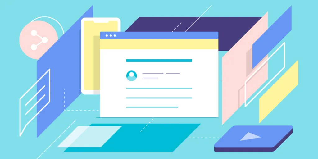 A digital browser window and mobile device illustration showing how businesses can fall into a traffic trap without the right content marketing Gold Coast strategy.
