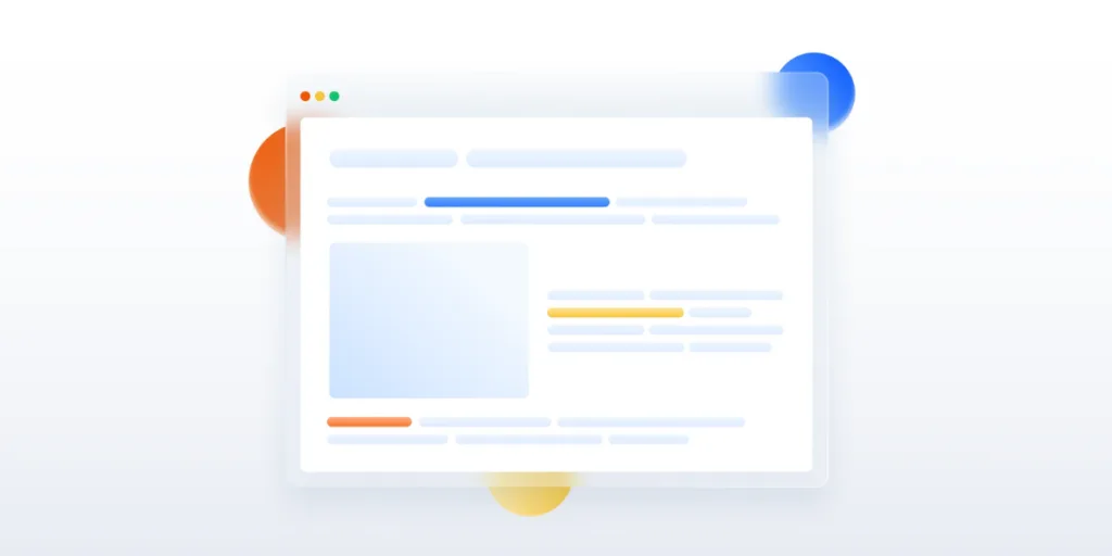 Illustration of a simplified search engine results page showing highlighted snippets and links — representing how People Also Ask SEO helps websites improve visibility through structured content. Optimised by an SEO service Gold Coast expert.